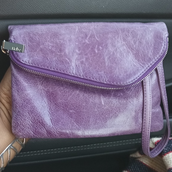 Hobo leather Wristlet/Shoulder Bag - Picture 13 of 16